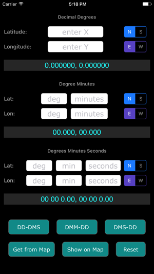 Co-ordinate Converter (Latitude & Longitude)(圖3)-速報App