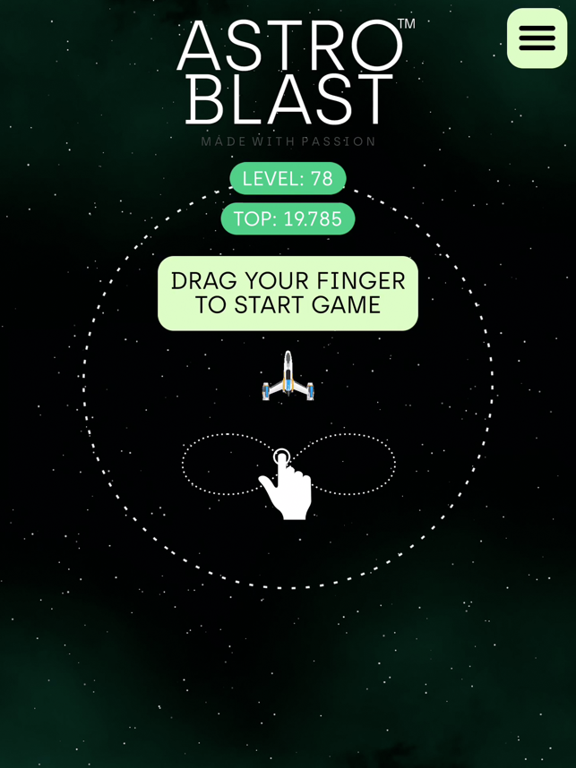 AstroBlast™, game for IOS