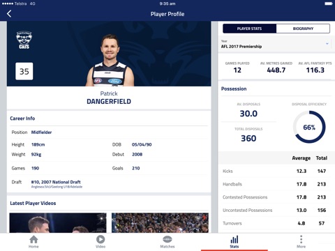 AFL Live Official App screenshot 4