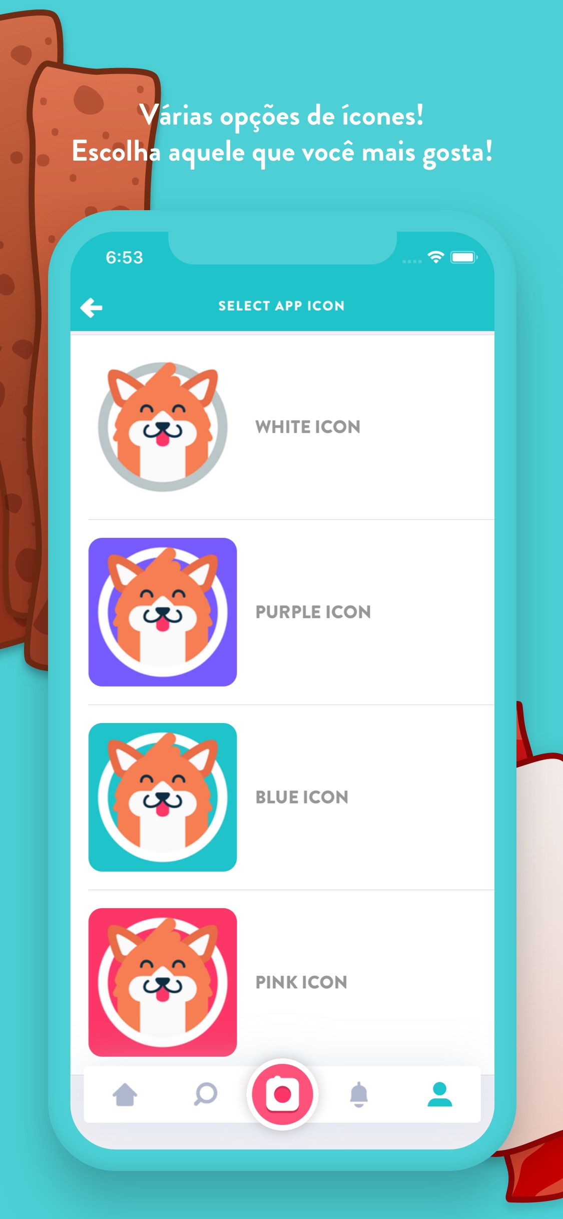 Screenshot do app Flockr