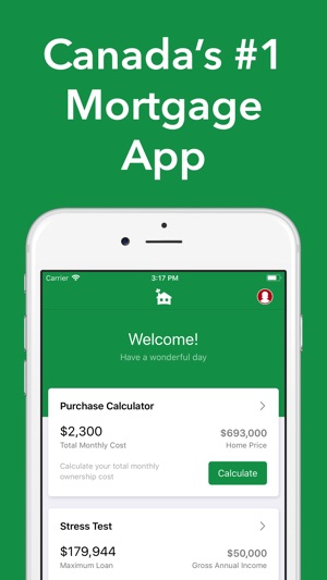 Canadian Mortgage App