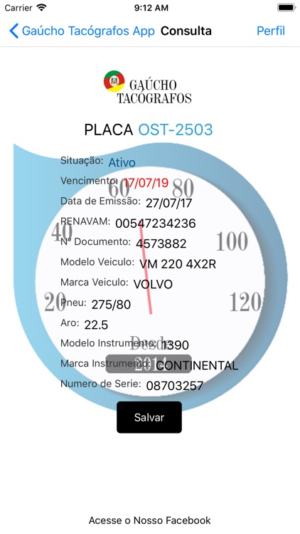 Gaúcho Tacógrafos App