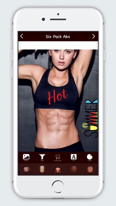 8 Pack Abs Editor - Abs Booth screenshot 2