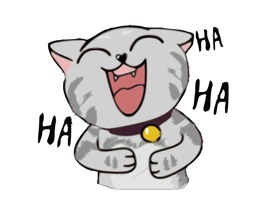 Jiggling Cat Animated Emoji Stickers