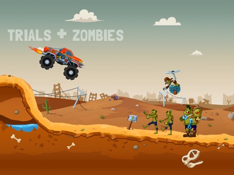 Zombie Road Trip Trials на iPad