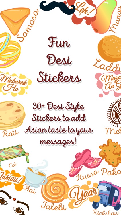 Desi Funny Stickers