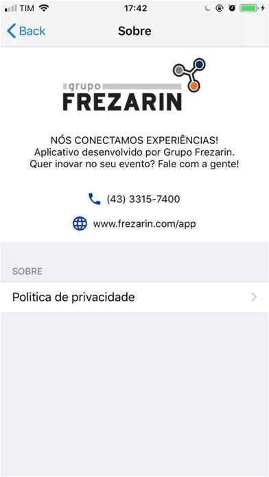 Frezarin Eventos screenshot 3