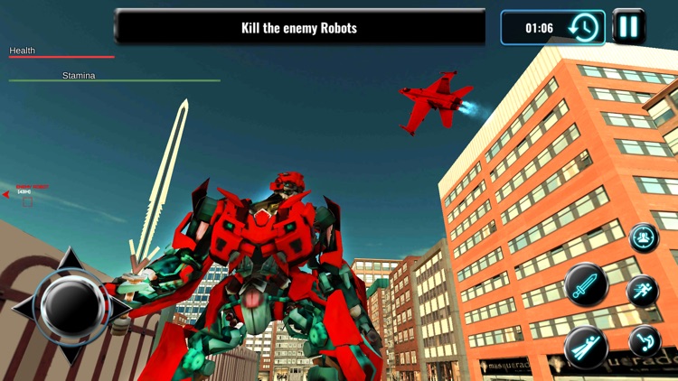 Air Robot Battle Game screenshot-4