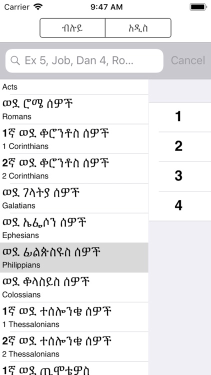 Amharic Bible with Audio