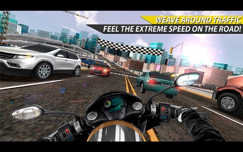 Moto Rider In Traffic screenshot 2