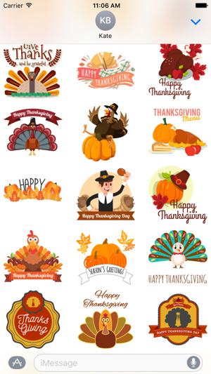 Thanksgiving Stickers Pack!(圖3)-速報App