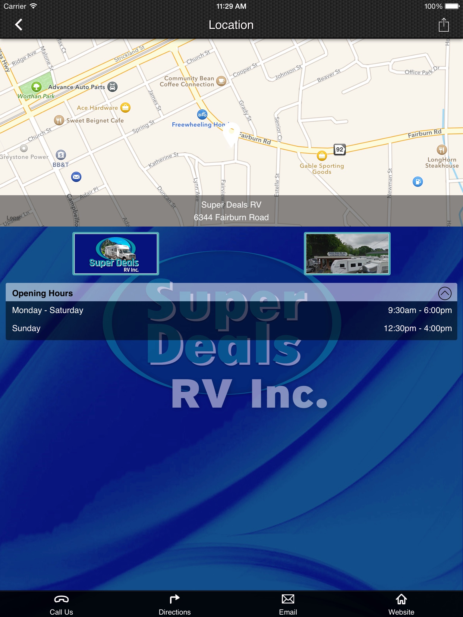 Super Deals RV, Inc. screenshot 2