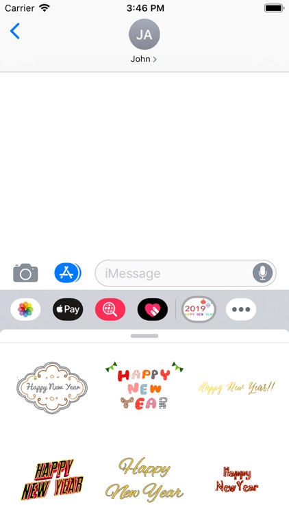 wish New Year stickers 2019 screenshot-5