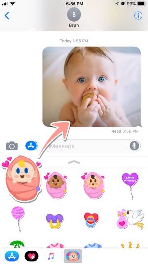 Lovely Cute Baby Stickers(圖2)-速報App