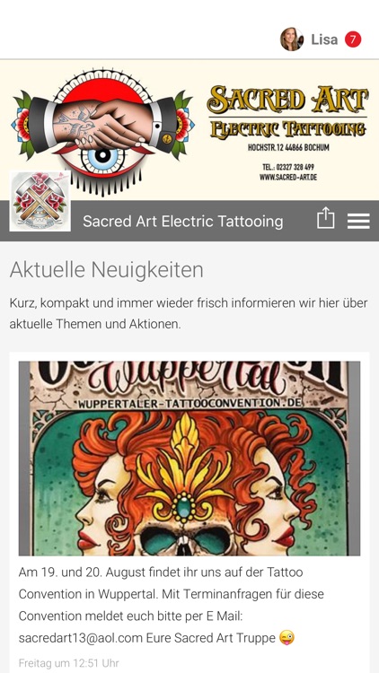 Sacred Art Electric Tattooing