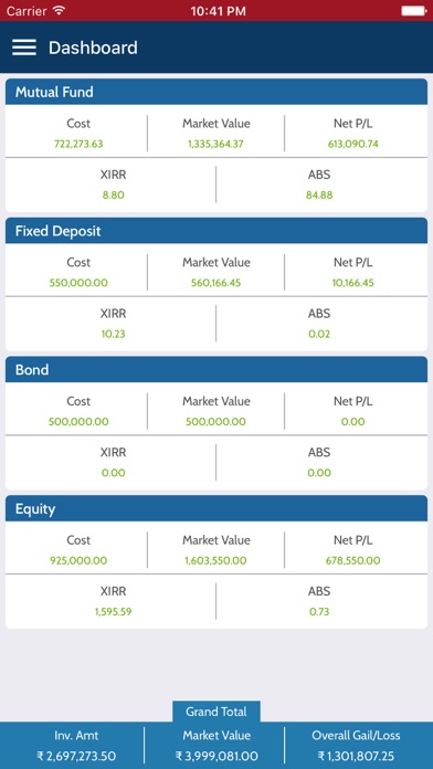 Sagar Financial screenshot 2