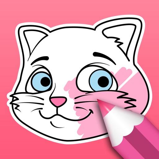 Kitty Cat Coloring Pages Icon