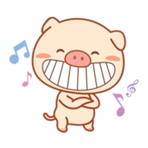 Piggy Pig Sticker Icon