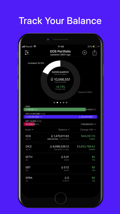 How to cancel & delete EOS Portfolio - Crypto Tracker from iphone & ipad 2