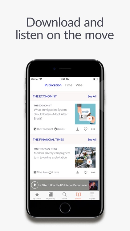 Curio: Hear great journalism screenshot-4