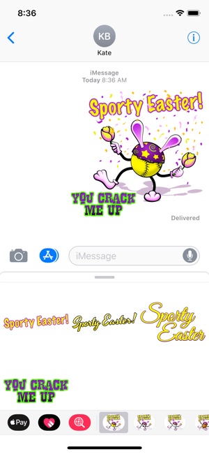 Easter Softball Stickers(圖4)-速報App