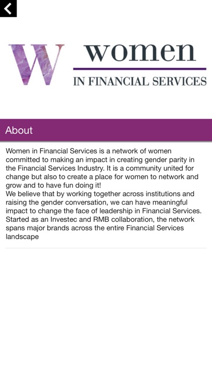 Women in Financial Services