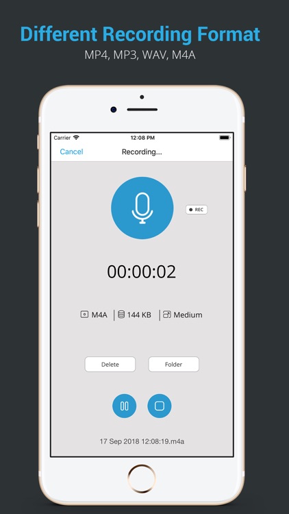 Recorder Pro : Voice Memo screenshot-4