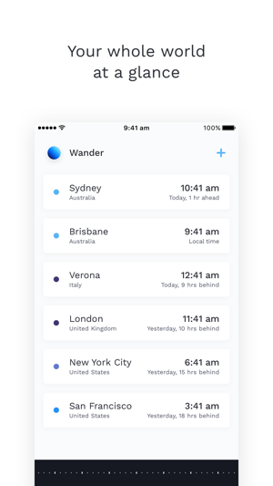 Wander - Beautiful World Time(圖2)-速報App