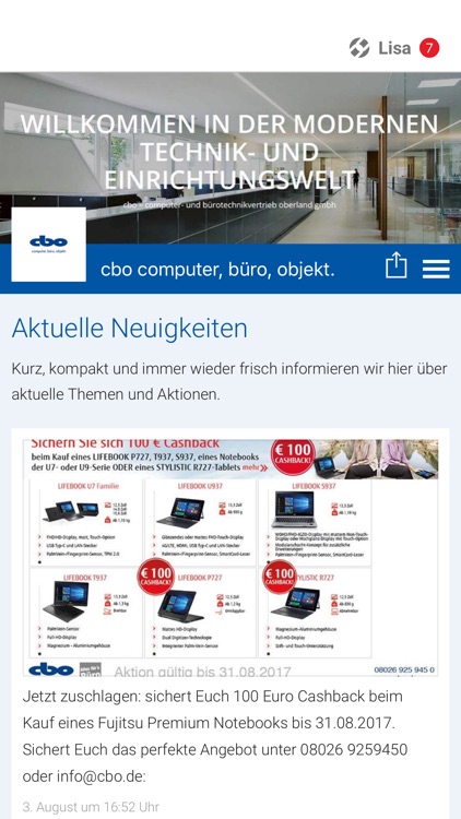 cbo computer, büro, objekt.