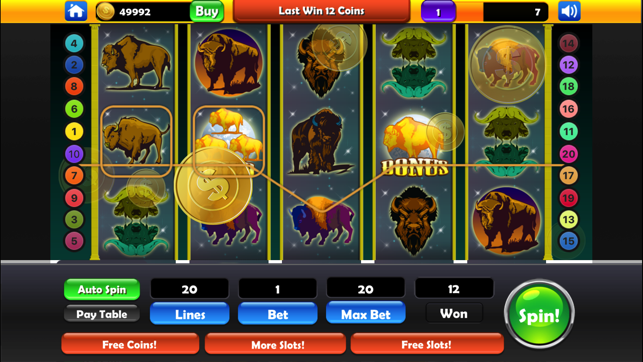 Slots: Buffalo Moon Casino(圖2)-速報App