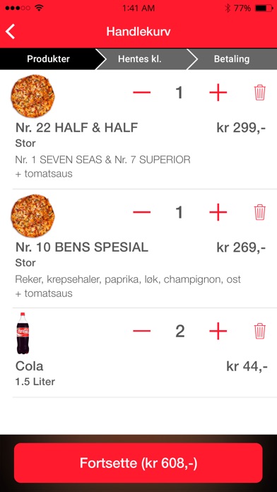 Pizzanini Gjøvik screenshot 4