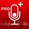 Audio Recorder Plus Pro is the easiest way to record and playback sounds