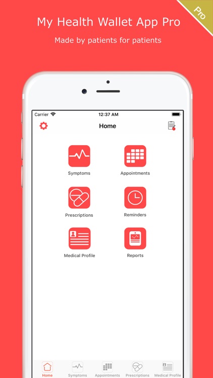 My Health Wallet App Pro