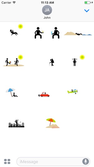 Animated Summer Silly Stickmen(圖2)-速報App