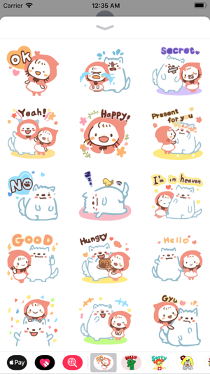 Ami Cute Emotes Sticker Pack