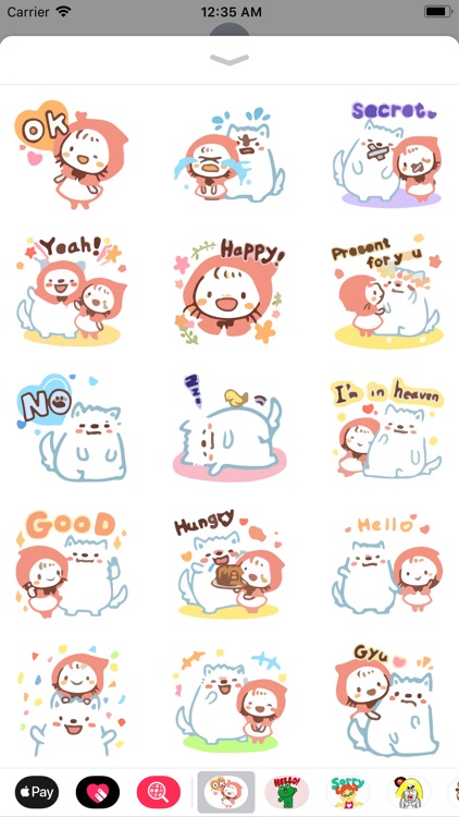 Ami Cute Emotes Sticker Pack