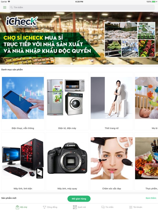iCheck Expo - Chợ sỉ online