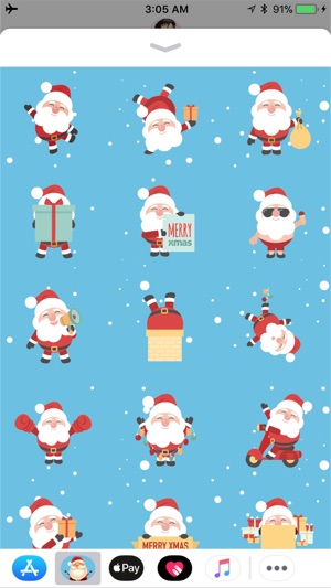 Santa Funny Stickers(圖2)-速報App