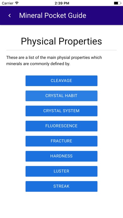 Pocket Mineral Guide screenshot 4