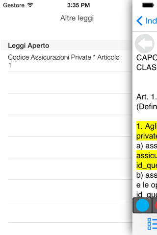 Legislazione Italiana (Leggi) screenshot 4