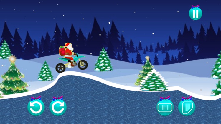 Santa Hill Bike Driving 3D