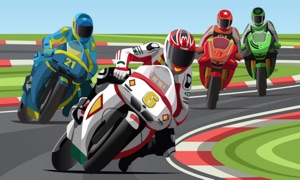 Moto Bike Racer : 3D Motorbikers Heated Chase Fun