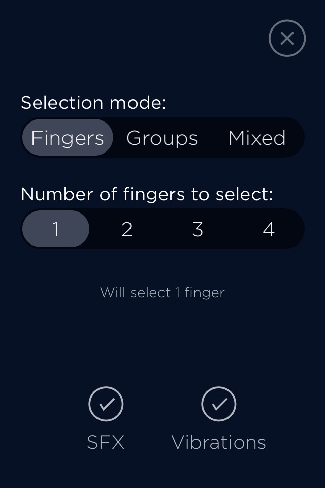 Selector - Finger Chooser screenshot 2