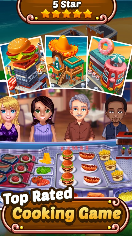 Food Court Hamburger Fever: Burger Cooking Chef screenshot-3