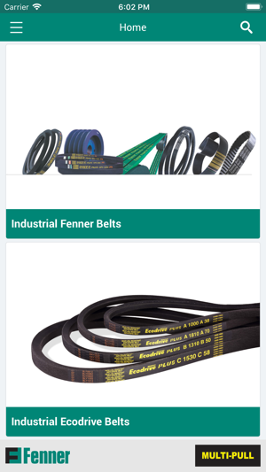 J.K. Fenner Industrial V Belts