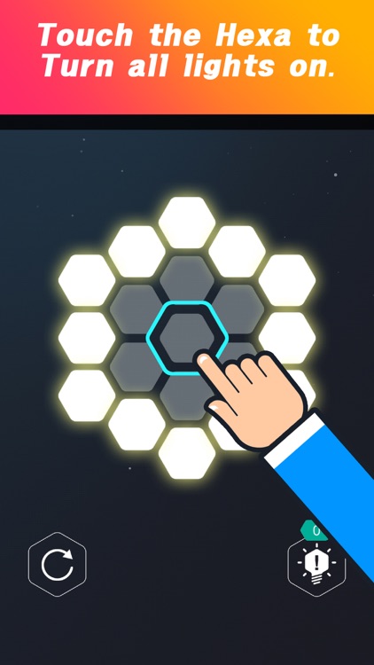 LightUp7 - Hexa Puzzle screenshot-0