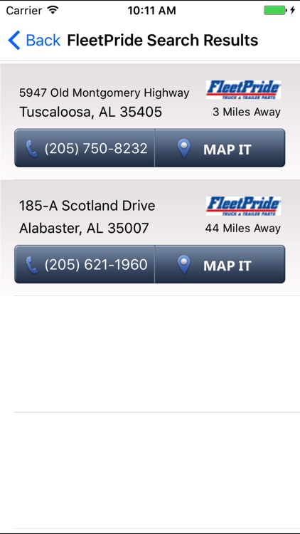 FleetPride & FleetCare Locator