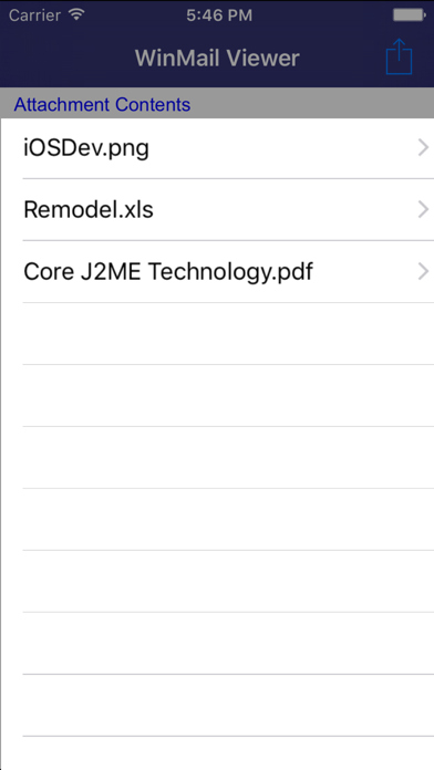 Winmail.dat Outlook File Viewer Add-On for iOS Screenshot 2