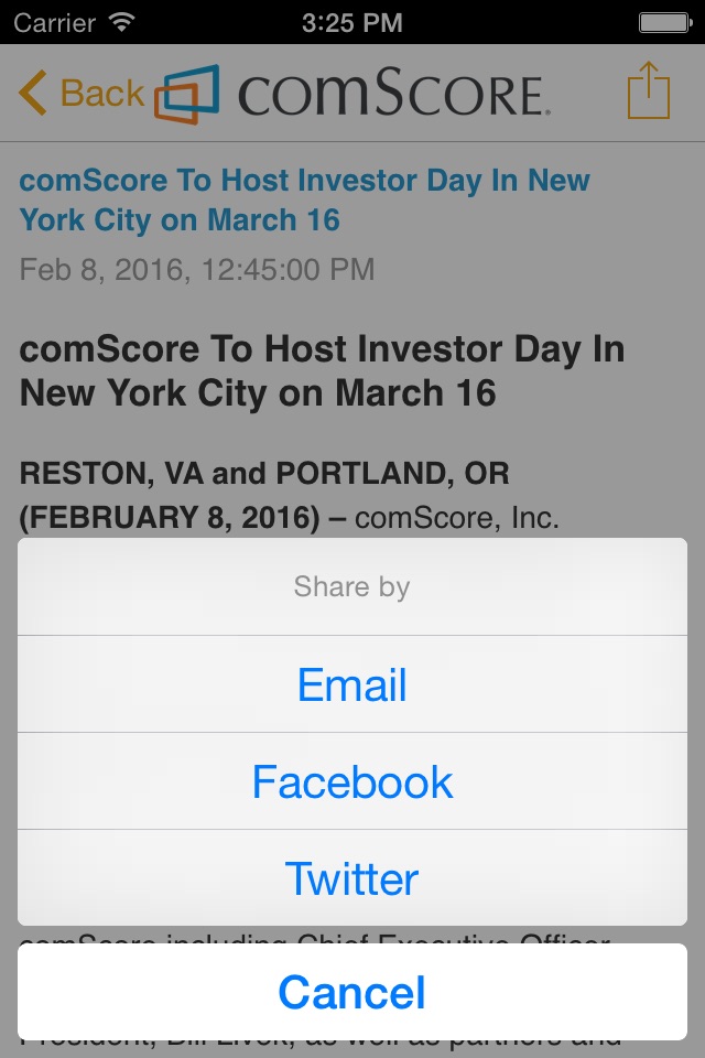 comScore News Pro (No Ads) screenshot 3