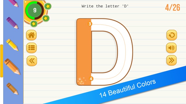 English Tracing Book : Letters(圖4)-速報App